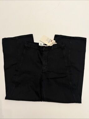 Levi’s Wellthread Ribcage wide leg jeans womens 27x30 Super high rise  $128